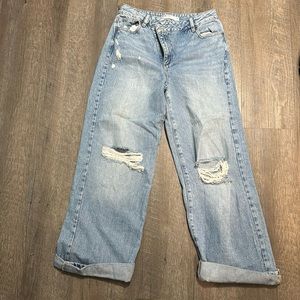 Garage Denim Jeans: Large/Street Wide Leg